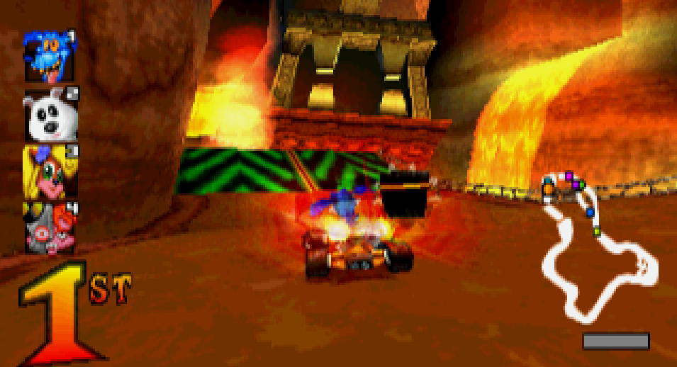 crash team racing ps1 boss guide