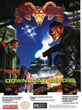 Shadowrun (SNES)  Shadowrun, Video games, Super nintendo