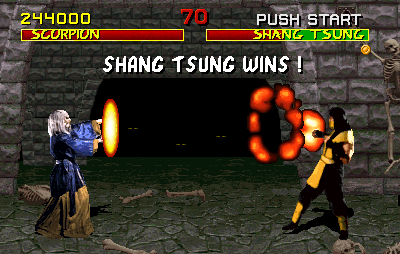 Mortal Kombat 2 arcade Shang Tsung Gameplay Playthrough 