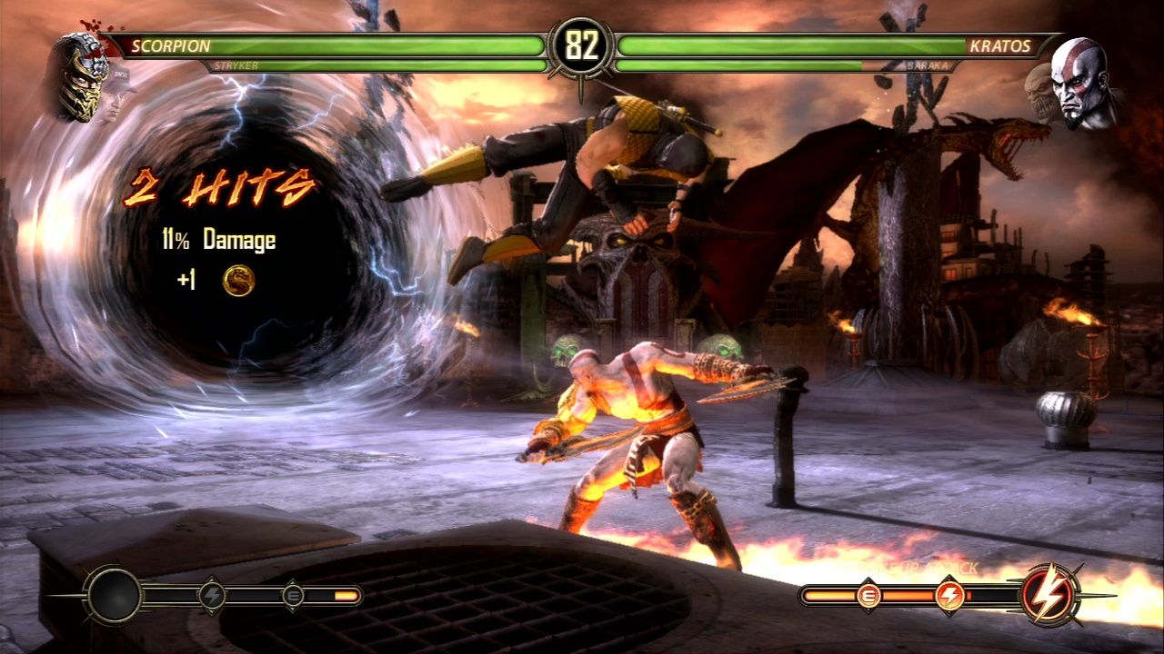 GORO MK1 & SHAO KAHN MK3 Tag Ladder, Mortal Kombat 2011 Komplete Edition