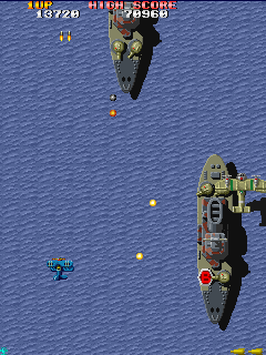 Flying shark jogo arcade de avião