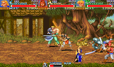 Knights of the Round arcade game - in-depth review