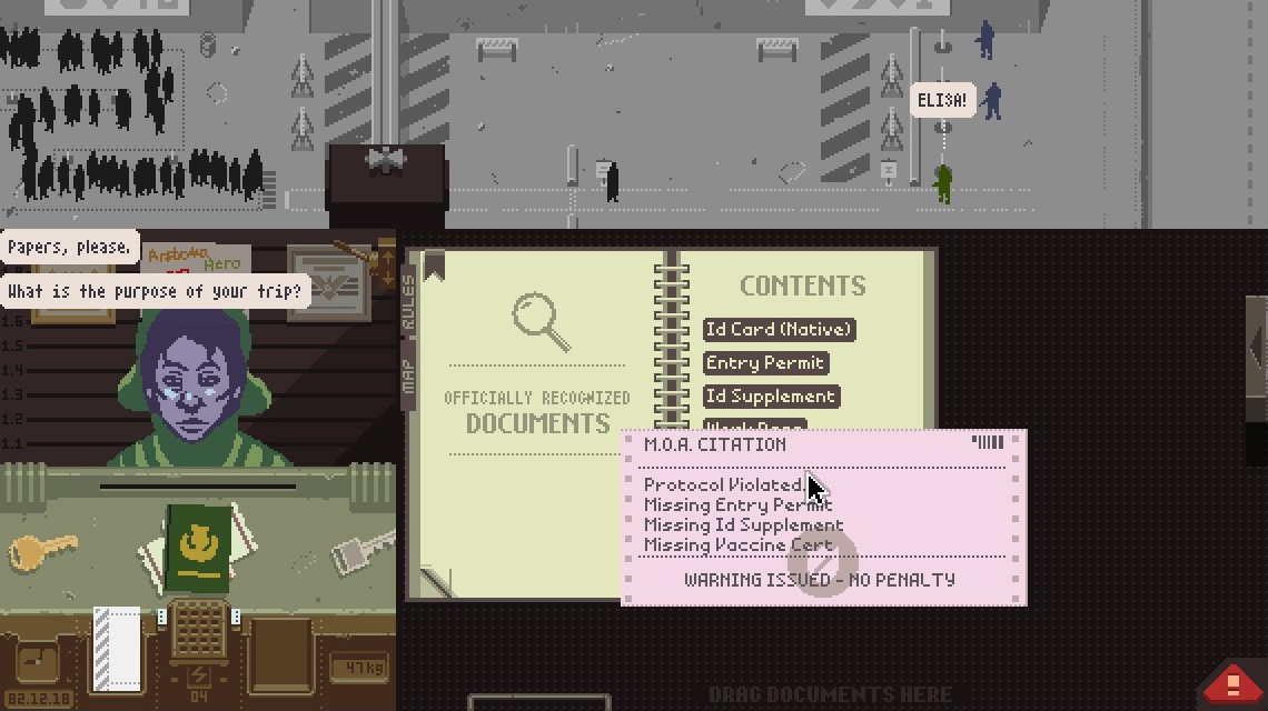 Papers, Please – Hardcore Gaming 101