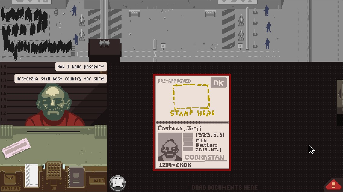 Arstotzka Papers Please Game Online Play Free