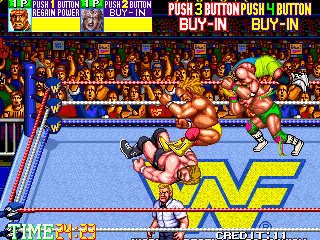 🕹️ Play Retro Games Online: WWF WrestleMania (Arcade)